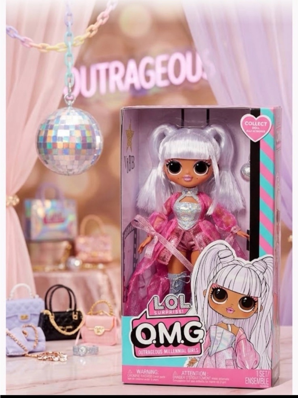 L.O.L. Surprise! Doll in Pink & Silver Glam Outfit